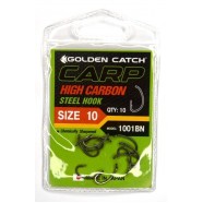 Гачки для риболовлі, GC Carp 1001, 10шт/уп, колір BN, розмір №10